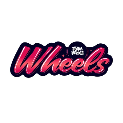 Bucket Sticker Wheels стикер водостойкий матовый, 21x7.4см