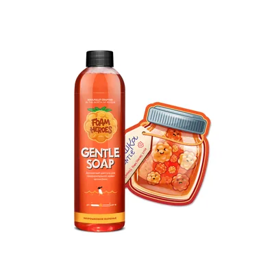 Gentle Soap деликатный шампунь для предварительной мойки морошковое варенье — Кадр 2