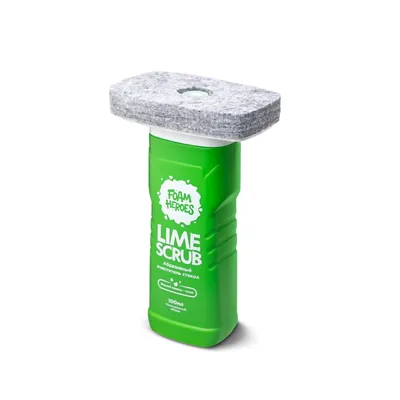 Lime Scrub абразивный очиститель стекол, флакон с фетровым аппликатором — Кадр 2