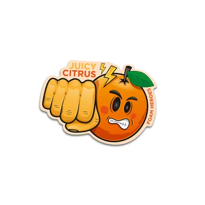 Стикер Foam Heroes Juicy Citrus