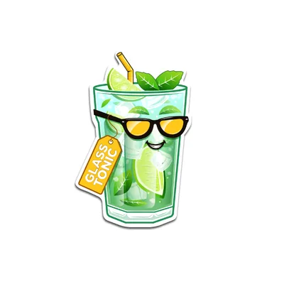 Стикер Foam Heroes Glass Tonic