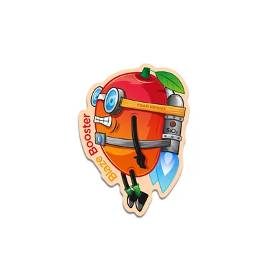 Стикер Foam Heroes Blaze Booster Mango