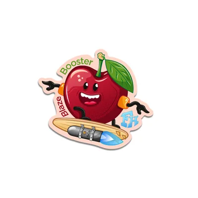 Стикер Foam Heroes Blaze Booster Cherry Bone