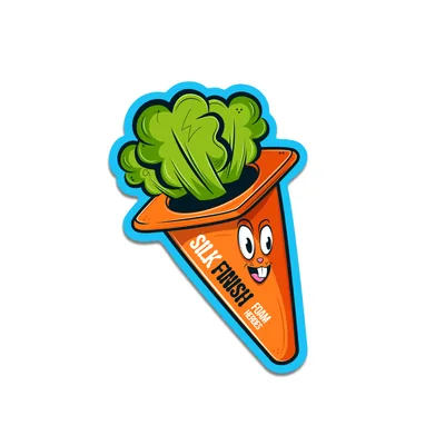 Стикер Foam Heroes Silk Finish Carrot