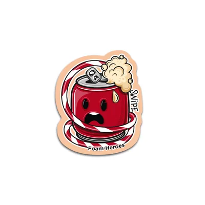 Стикер Foam Heroes Swipe Interior Dr. Pepper