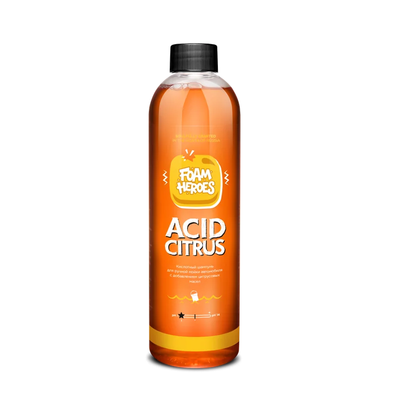 Acid Citrus кислотный шампунь для ручной мойки автомобиля