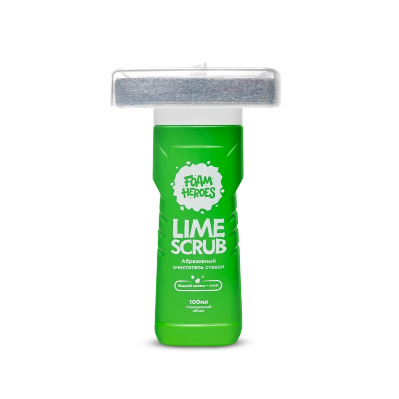 Lime Scrub абразивный очиститель стекол, флакон с фетровым аппликатором
