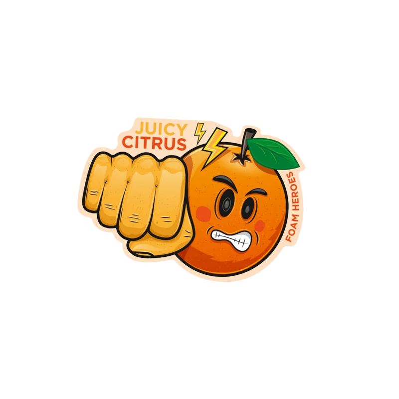 Стикер Foam Heroes Juicy Citrus