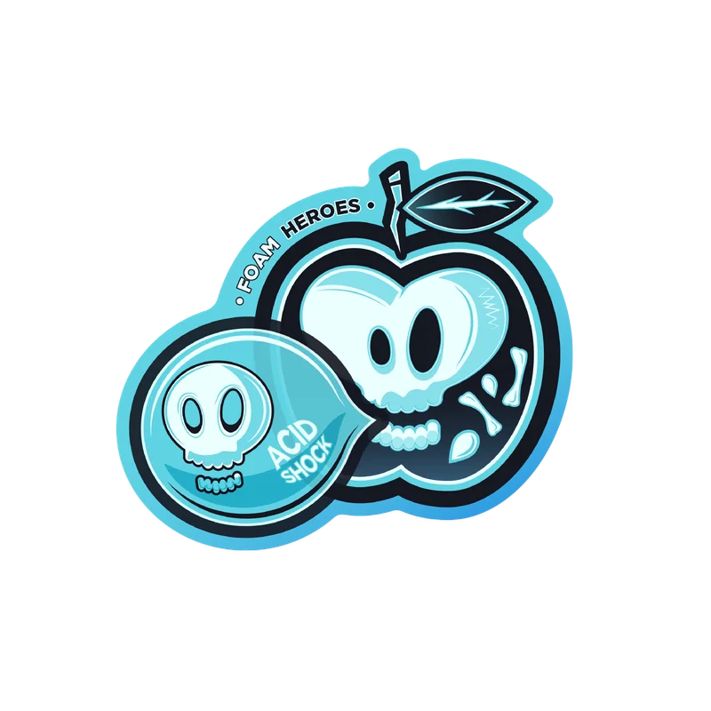 Стикер Foam Heroes Acid Shock 2.0