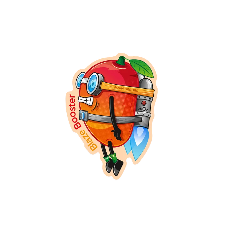 Стикер Foam Heroes Blaze Booster Mango