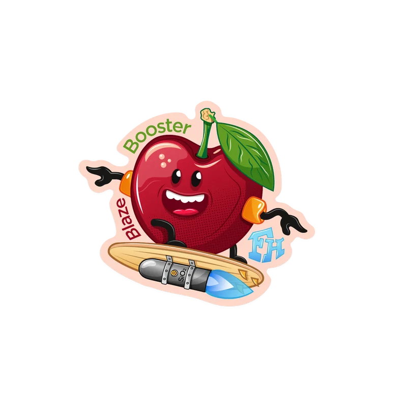 Стикер Foam Heroes Blaze Booster Cherry Bone