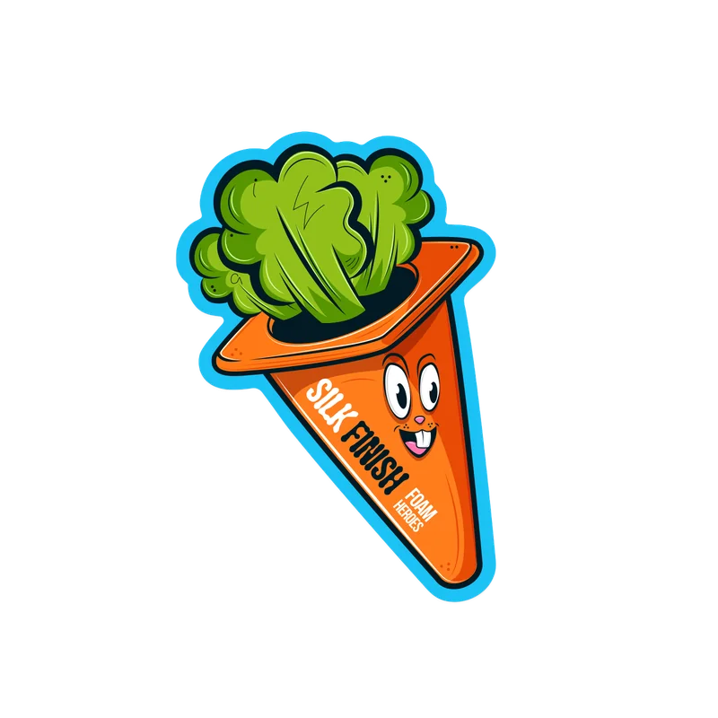 Стикер Foam Heroes Silk Finish Carrot